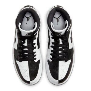 Nike Air Jordan 1 Mid SE Homage Black White Split Shoes DR0501-101 SZ 9 W /7.5 M